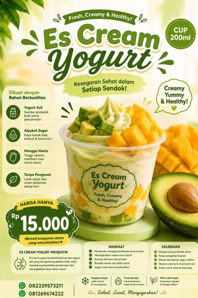 Es cream Yogurt 