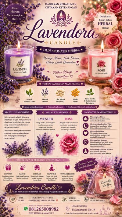 Lavendora candle 