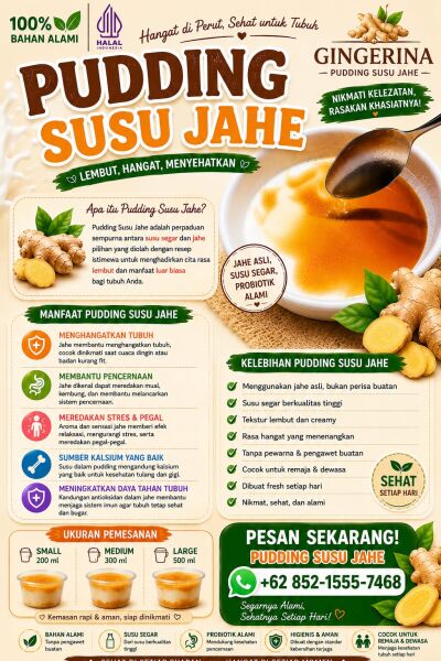 Puding Susu Jahe