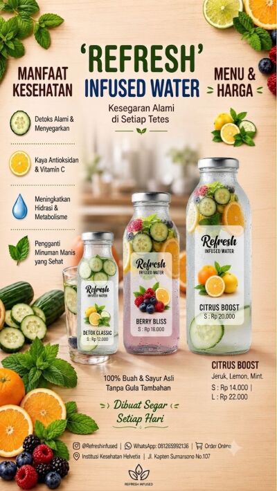 Refresh infused water